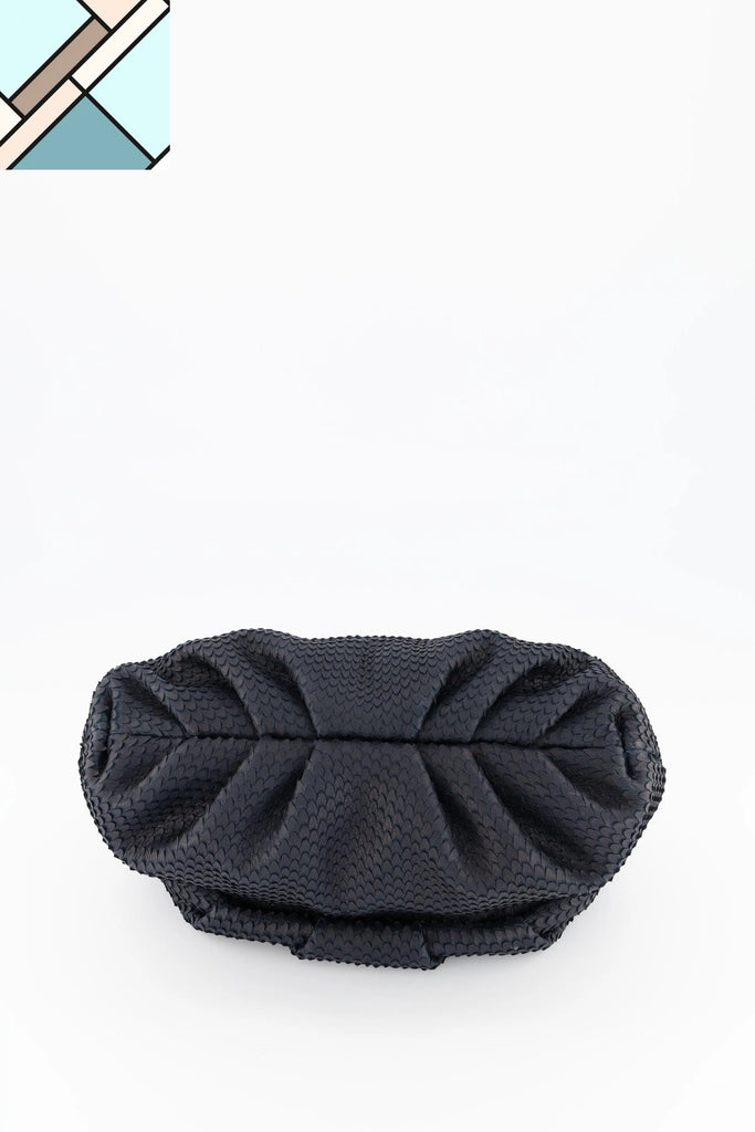 Leda Snake Handbag Black OTRERA