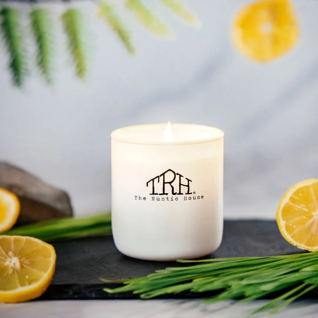 Lemongrass + Sage Candle by The Rustic House THE RUSTIC HOUSE