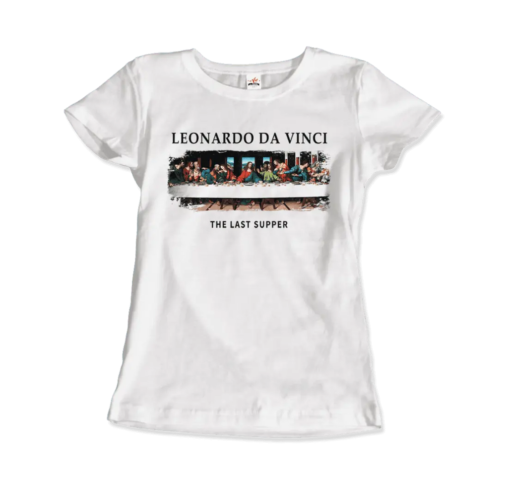 Leonardo Da Vinci - The Last Supper Artwork T-Shirt by Art-O-Rama Shop ART-O-RAMA-SHOP
