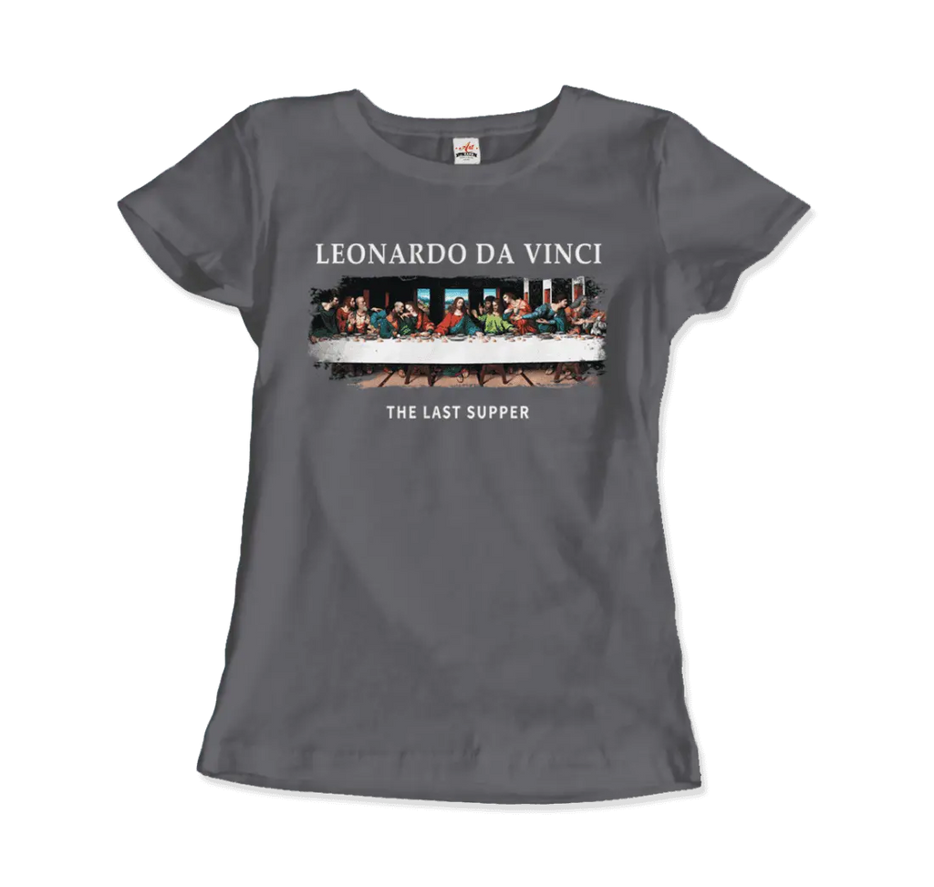 Leonardo Da Vinci - The Last Supper Artwork T-Shirt by Art-O-Rama Shop ART-O-RAMA-SHOP