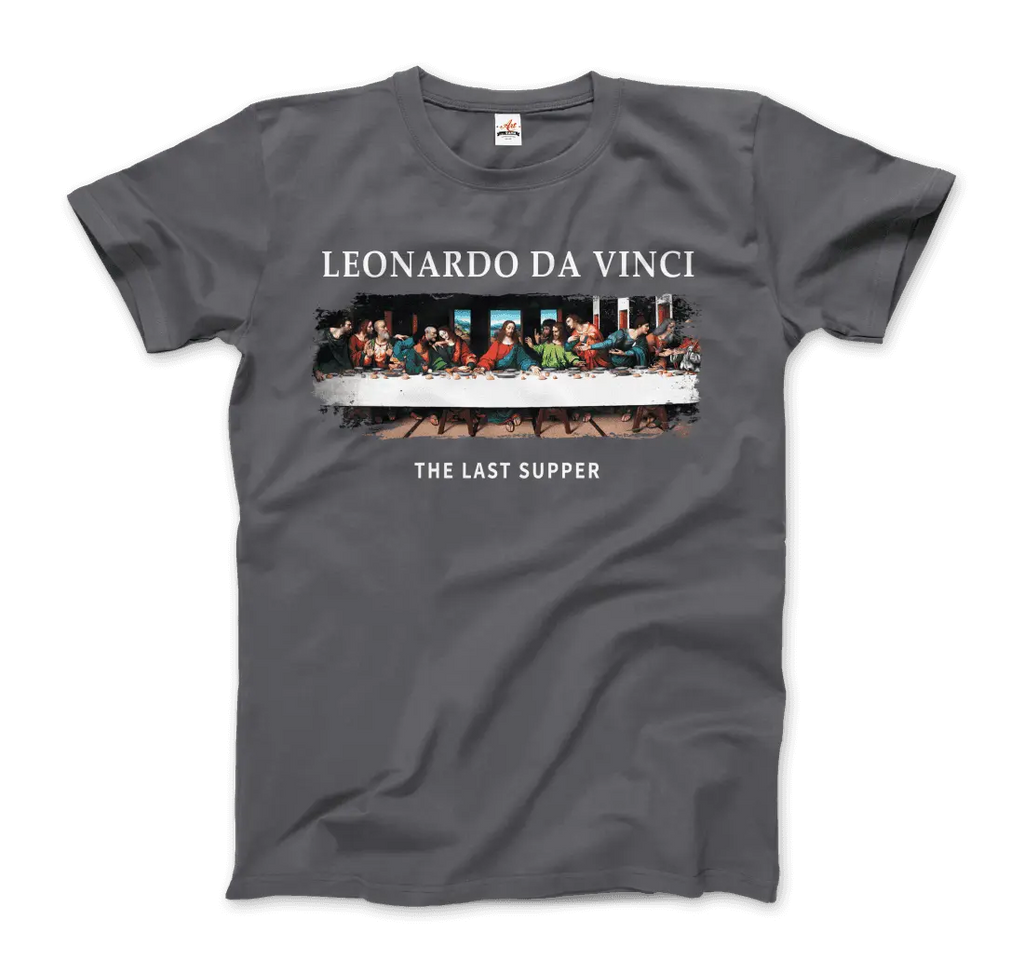 Leonardo Da Vinci - The Last Supper Artwork T-Shirt by Art-O-Rama Shop ART-O-RAMA-SHOP