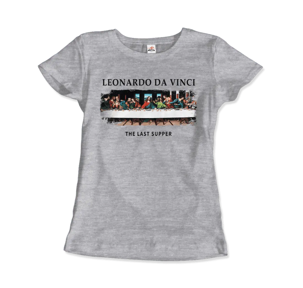 Leonardo Da Vinci - The Last Supper Artwork T-Shirt by Art-O-Rama Shop ART-O-RAMA-SHOP