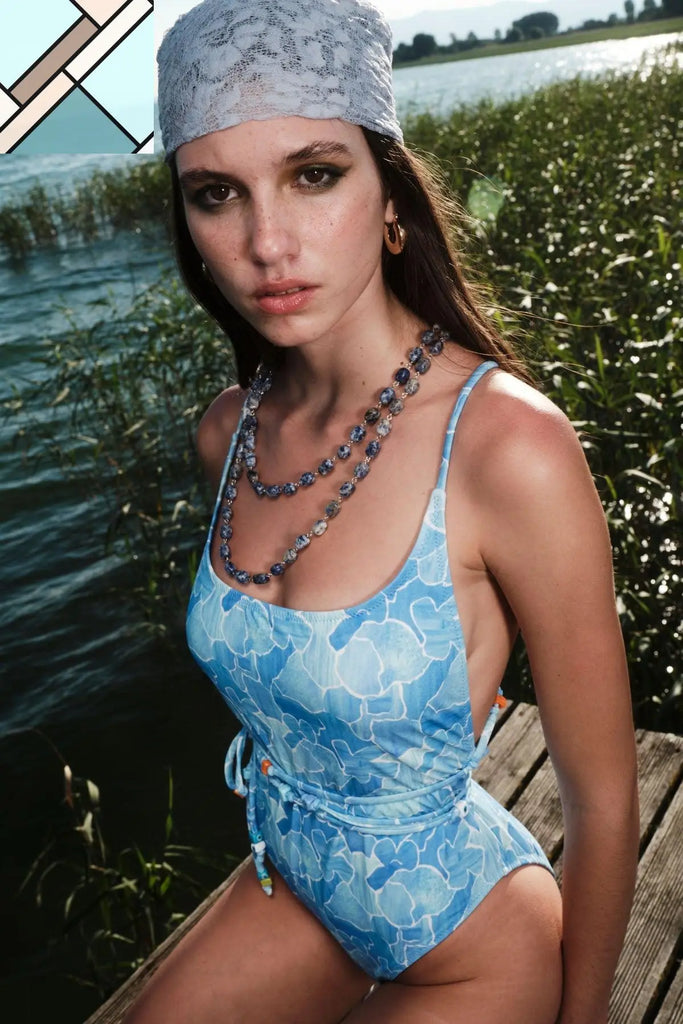 Leonita Swimsuit Aquamarine NAIA