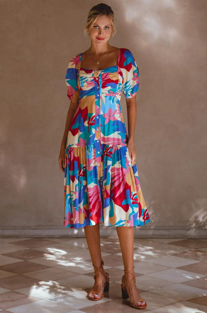 Lilit Midi Dress by Bali ELF - Ladiesse