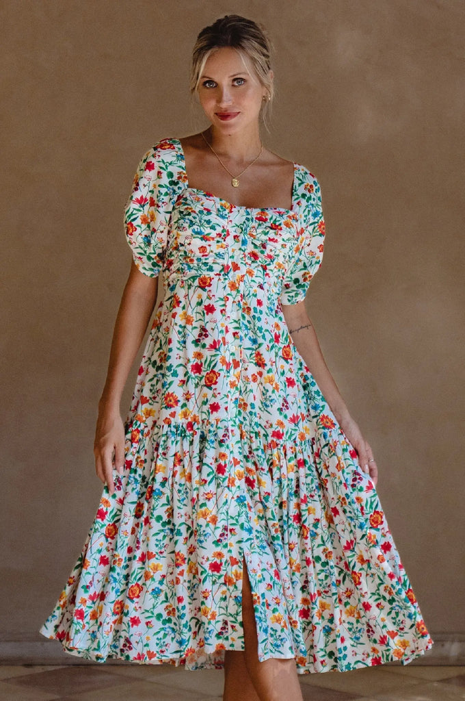 Lilit Midi Dress by Bali ELF - Ladiesse