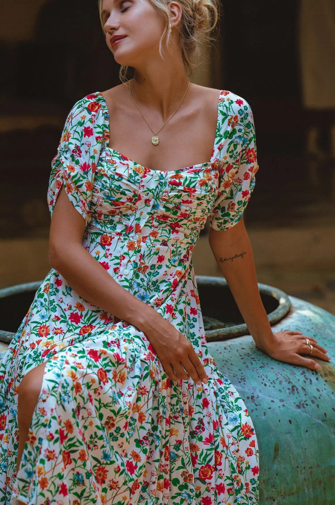 Lilit Midi Dress by Bali ELF - Ladiesse