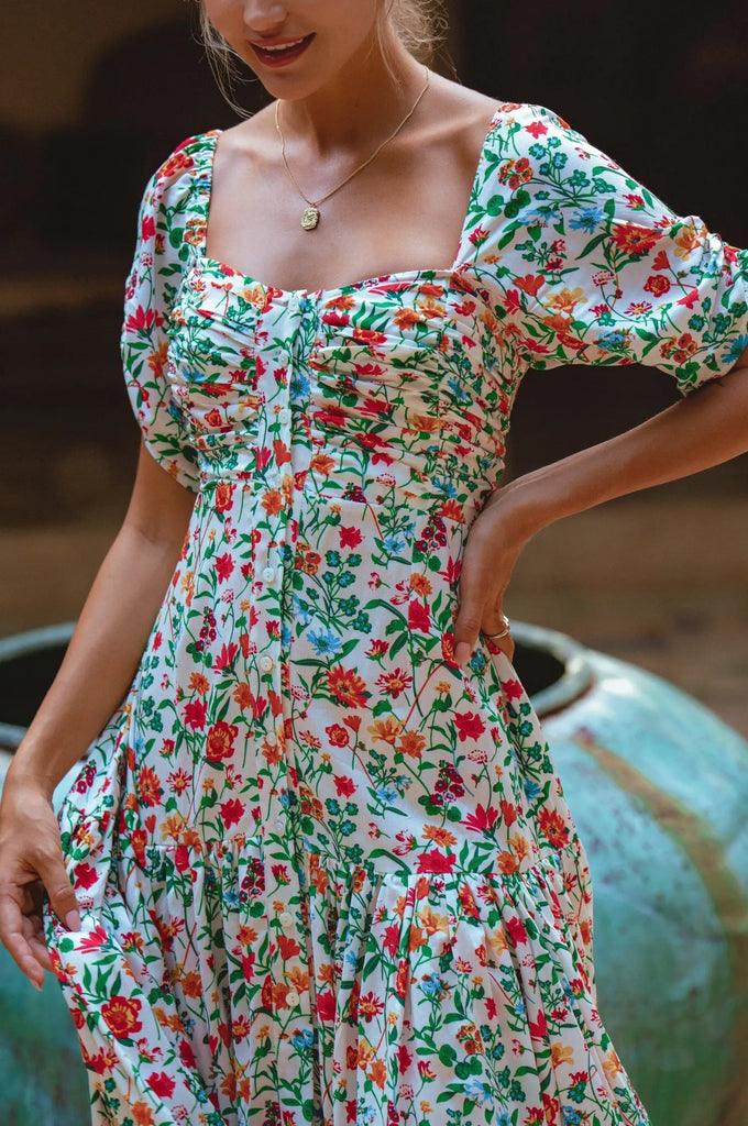 Lilit Midi Dress by Bali ELF - Ladiesse