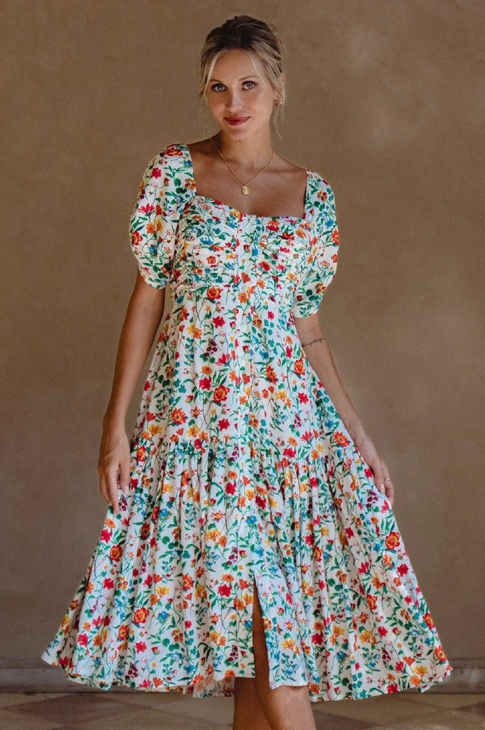 Lilit Midi Dress by Bali ELF - Ladiesse