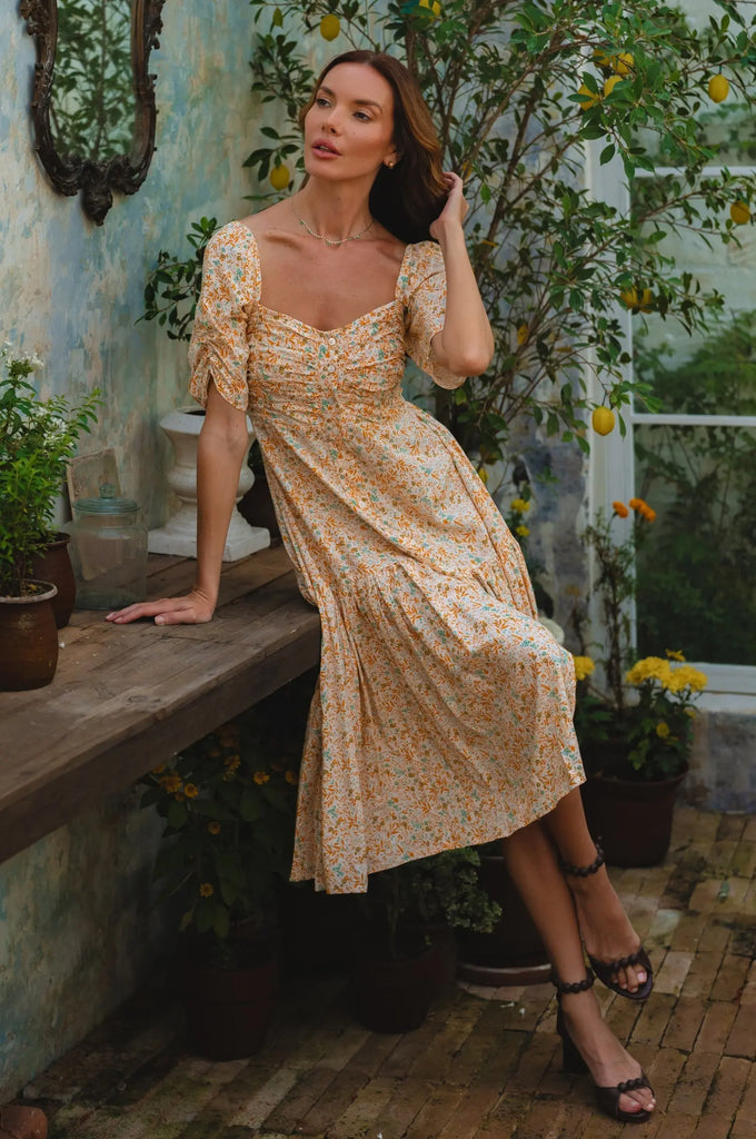 Lilit Midi Dress by Bali ELF - Ladiesse