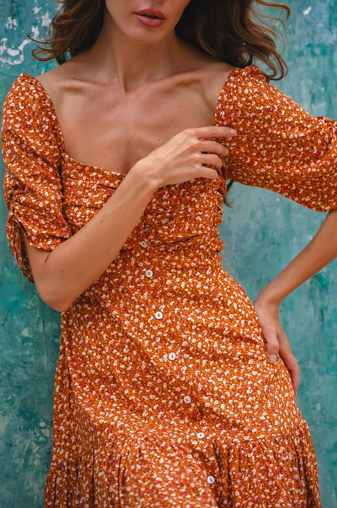 Lilit Midi Dress by Bali ELF - Ladiesse