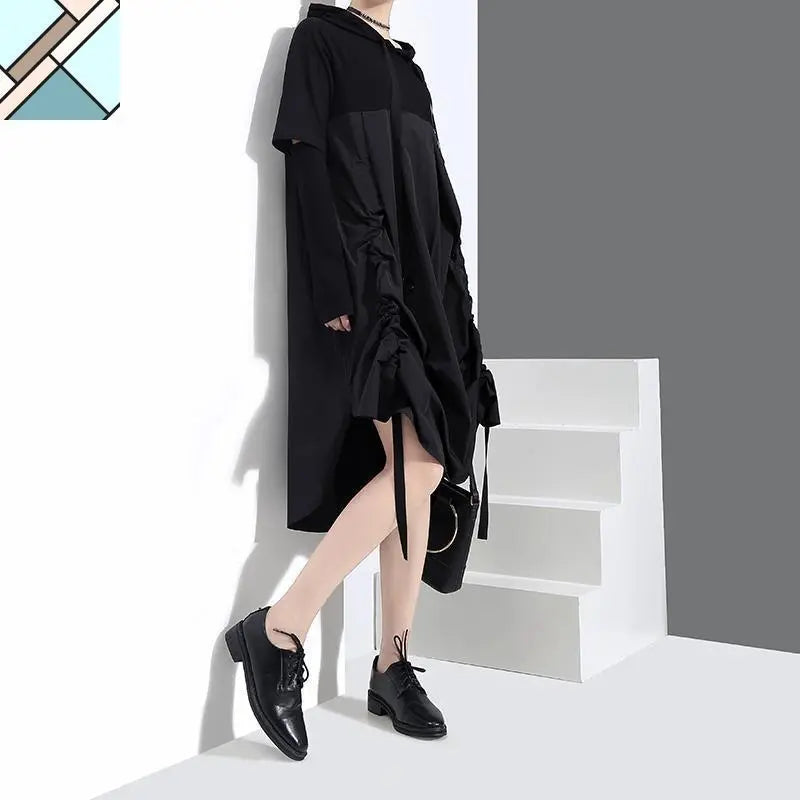 Lindy Ruched Babydoll Dress by Marigold Shadows MARIGOLD SHADOWS