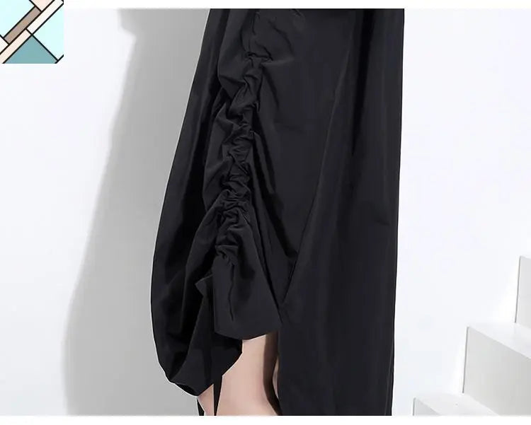 Lindy Ruched Babydoll Dress by Marigold Shadows MARIGOLD SHADOWS