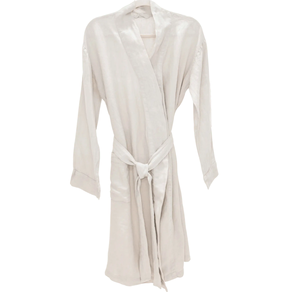 Linen Bathrobe by Beflax Linen Beflax Linen