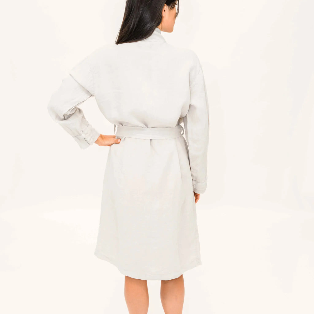 Linen Bathrobe by Beflax Linen Beflax Linen