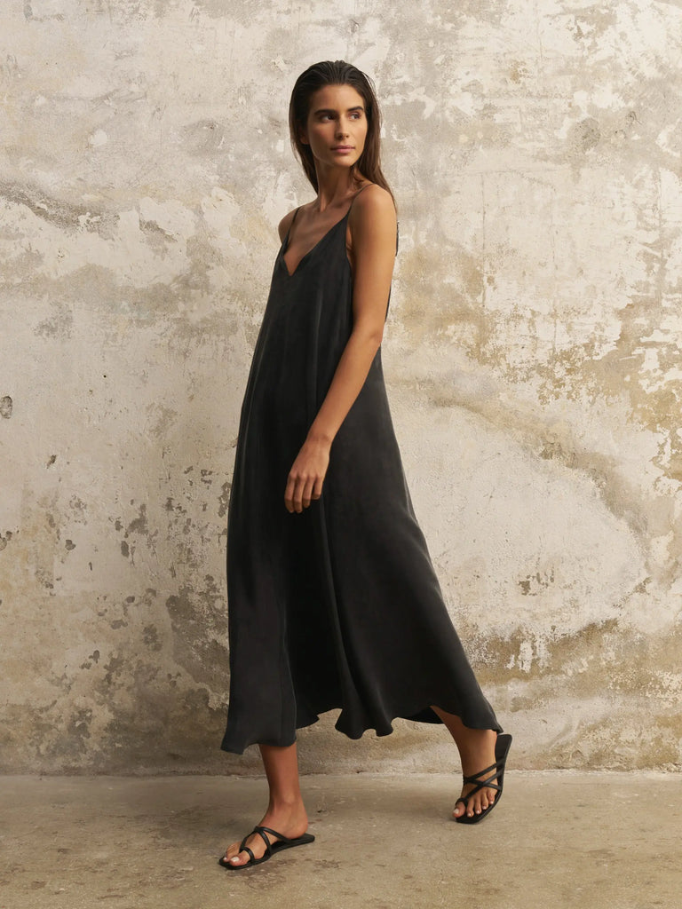 Lucid Flow Maxi Dress - Black by The Handloom The Handloom