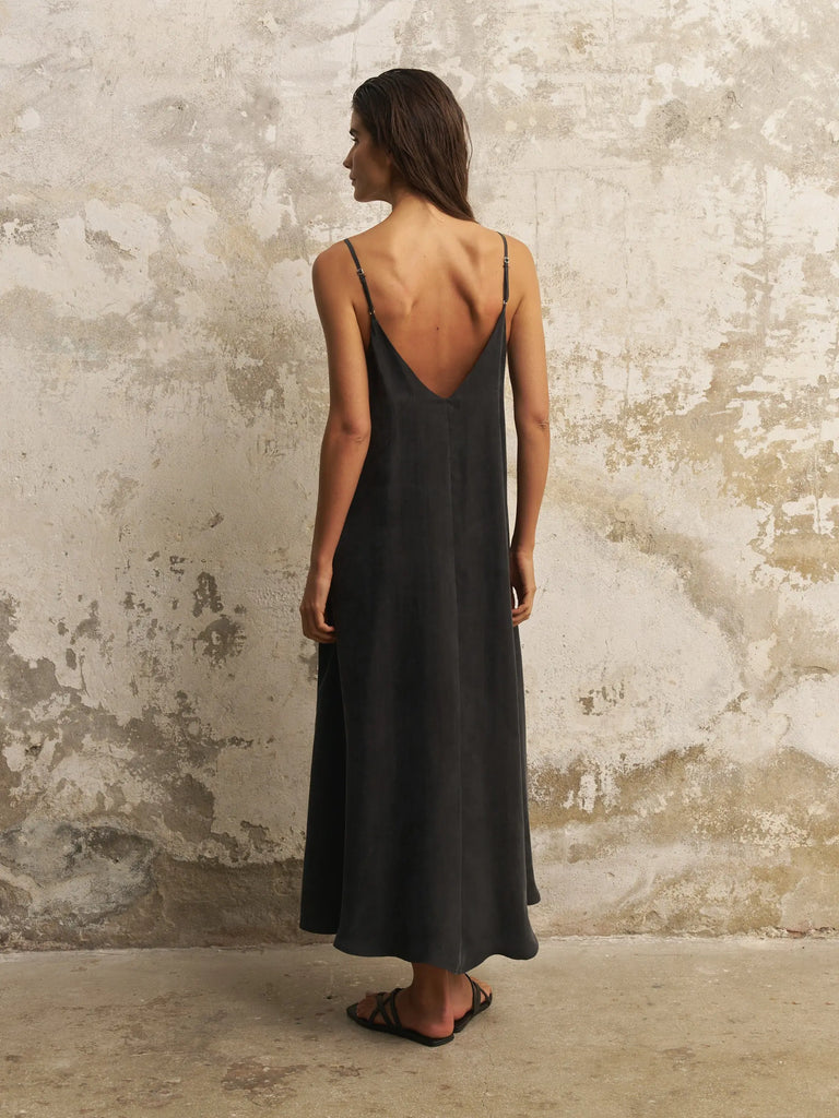 Lucid Flow Maxi Dress - Black by The Handloom The Handloom