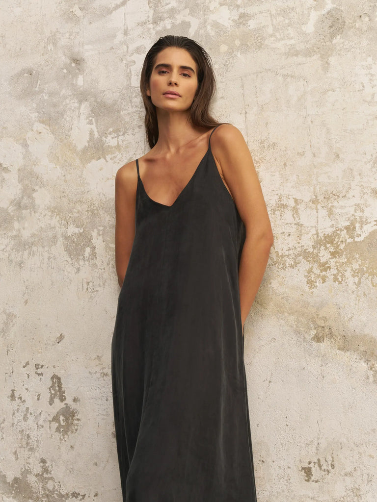 Lucid Flow Maxi Dress - Black by The Handloom The Handloom