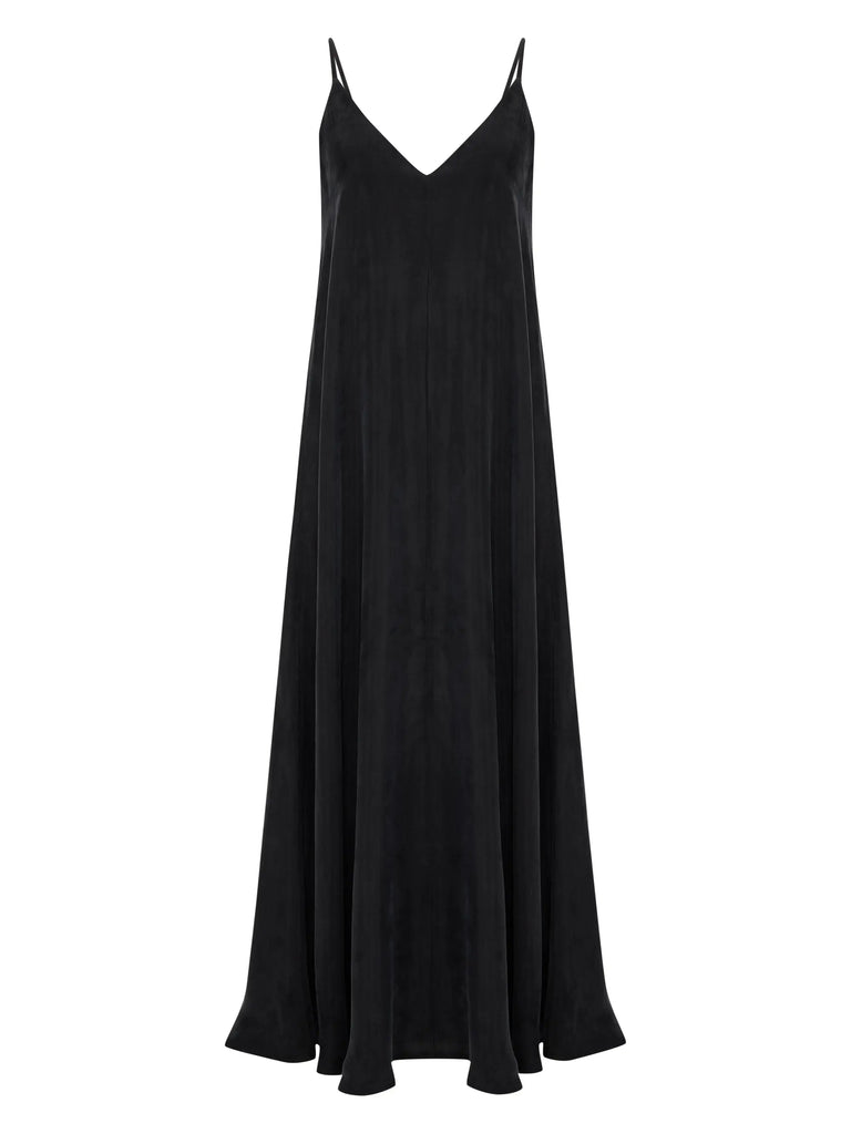 Lucid Flow Maxi Dress - Black by The Handloom The Handloom