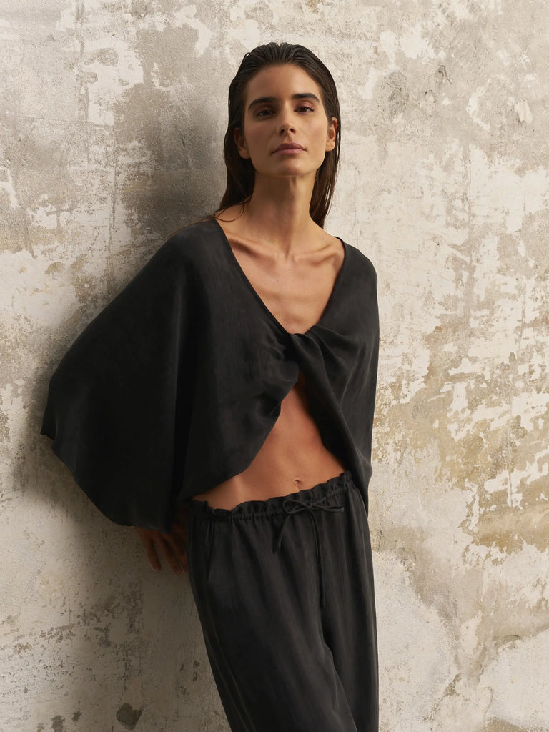 Lucid Knot Top - Black by The Handloom The Handloom