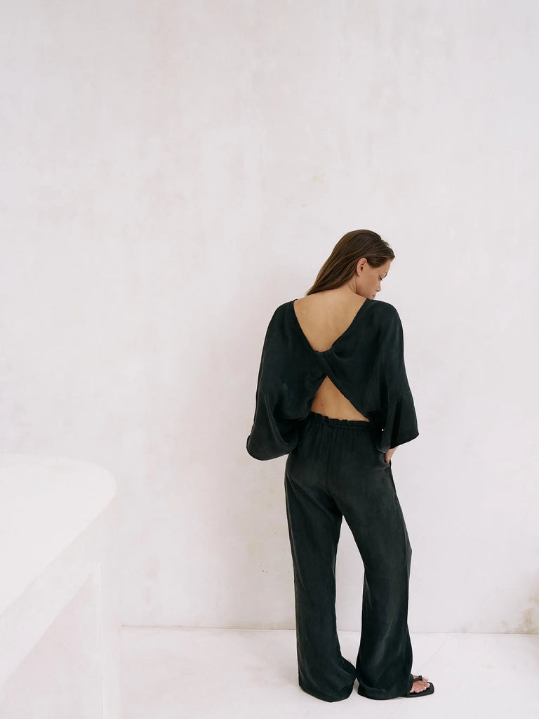 Lucid Knot Top - Black by The Handloom The Handloom