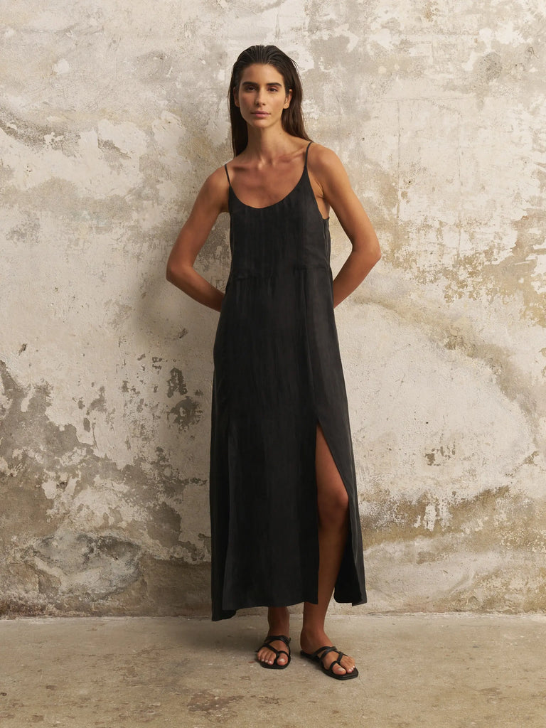 Lucid Midnight Maxi Dress - Black by The Handloom The Handloom