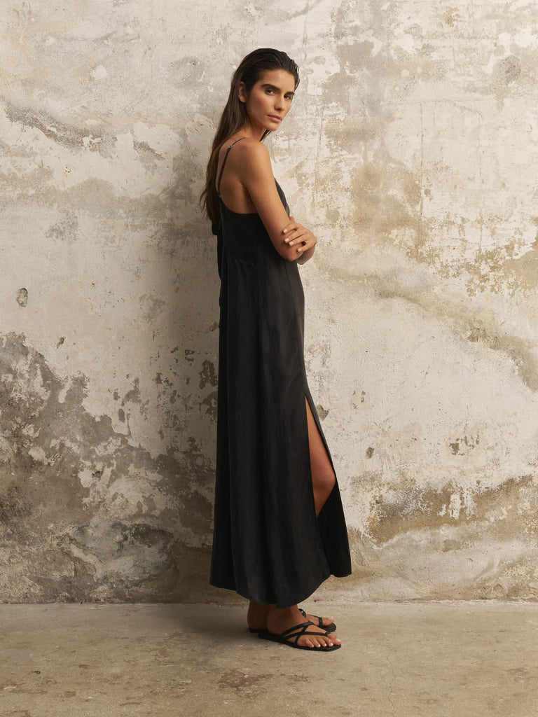 Lucid Midnight Maxi Dress - Black by The Handloom The Handloom