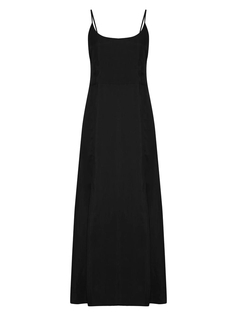 Lucid Midnight Maxi Dress - Black by The Handloom The Handloom