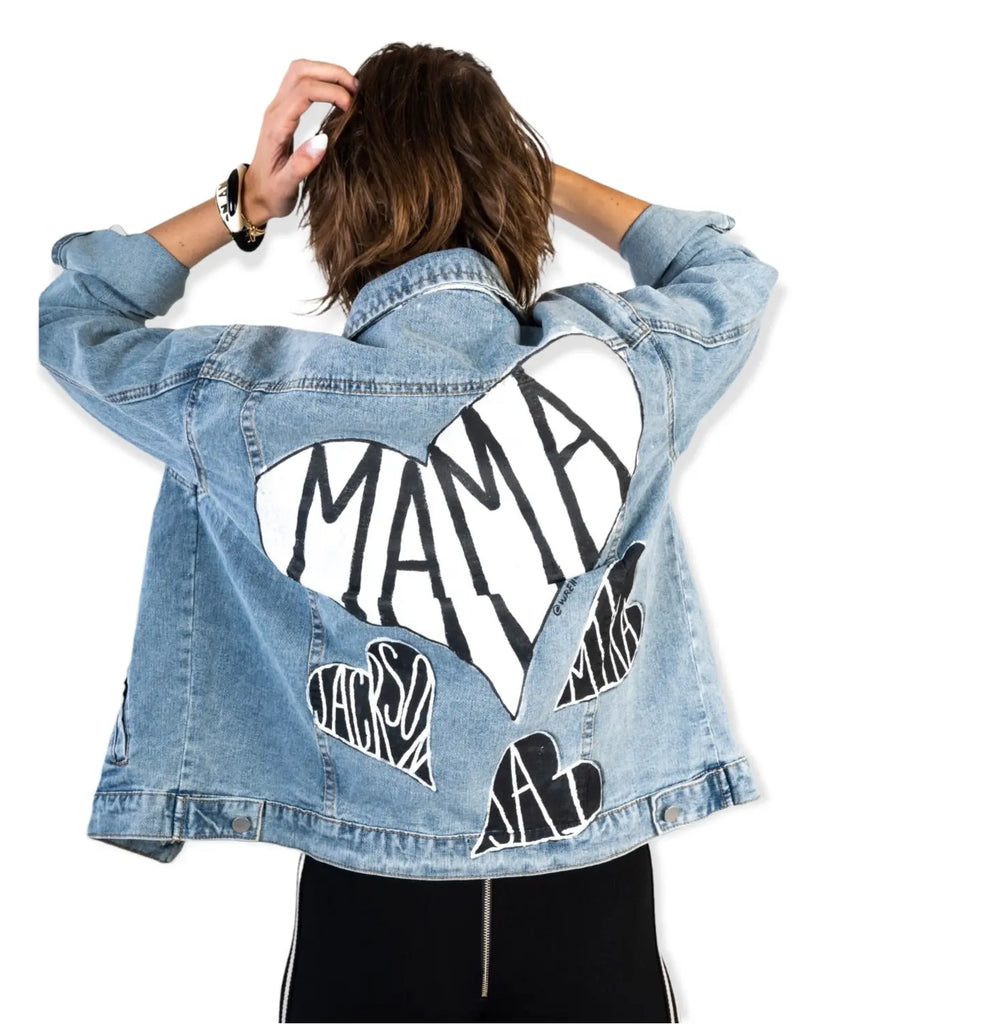 'MAMA' DENIM JACKET by Wren + Glory Wren + Glory