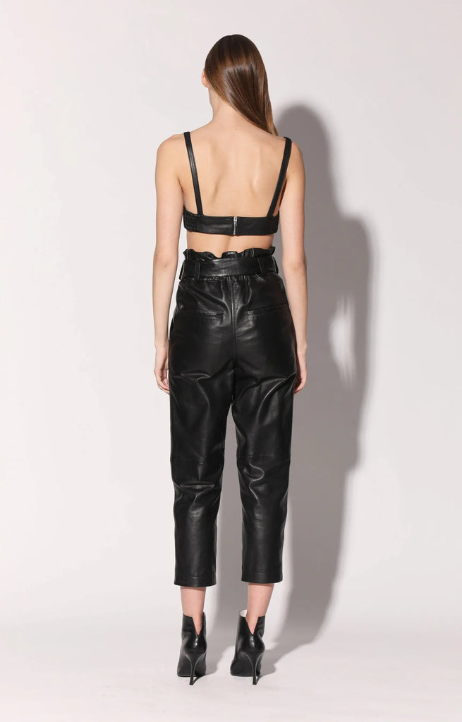 Maggie Pant, Black - Leather by Walter Baker Walter Baker