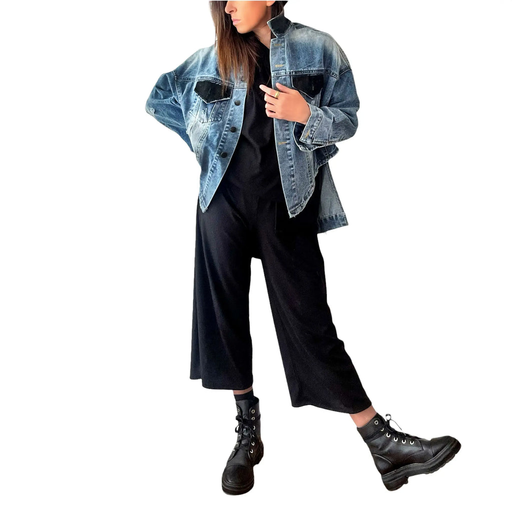 'Mama Needs A Hug' Denim Jacket by Wren + Glory Wren + Glory