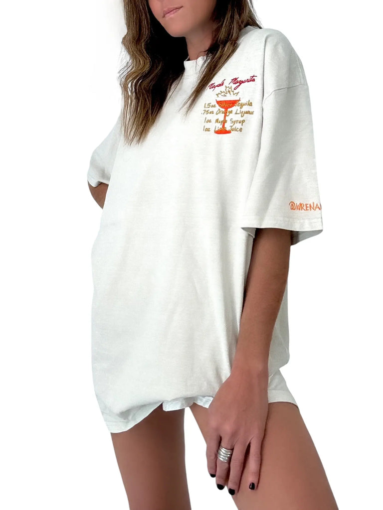 'Maple Margs' Embroidered T Shirt by Wren + Glory Wren + Glory