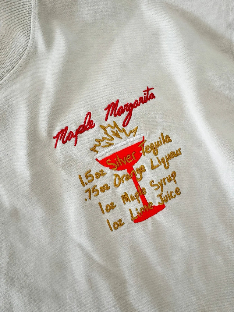 'Maple Margs' Embroidered T Shirt by Wren + Glory Wren + Glory