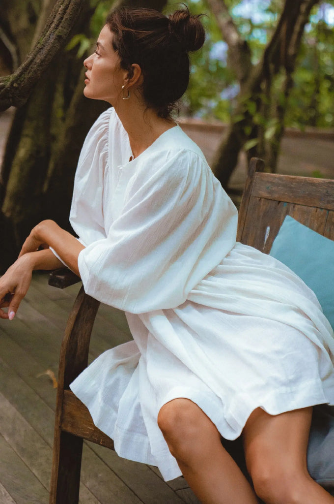 Maribelle Baby Doll Linen Dress by Bali ELF Bali ELF