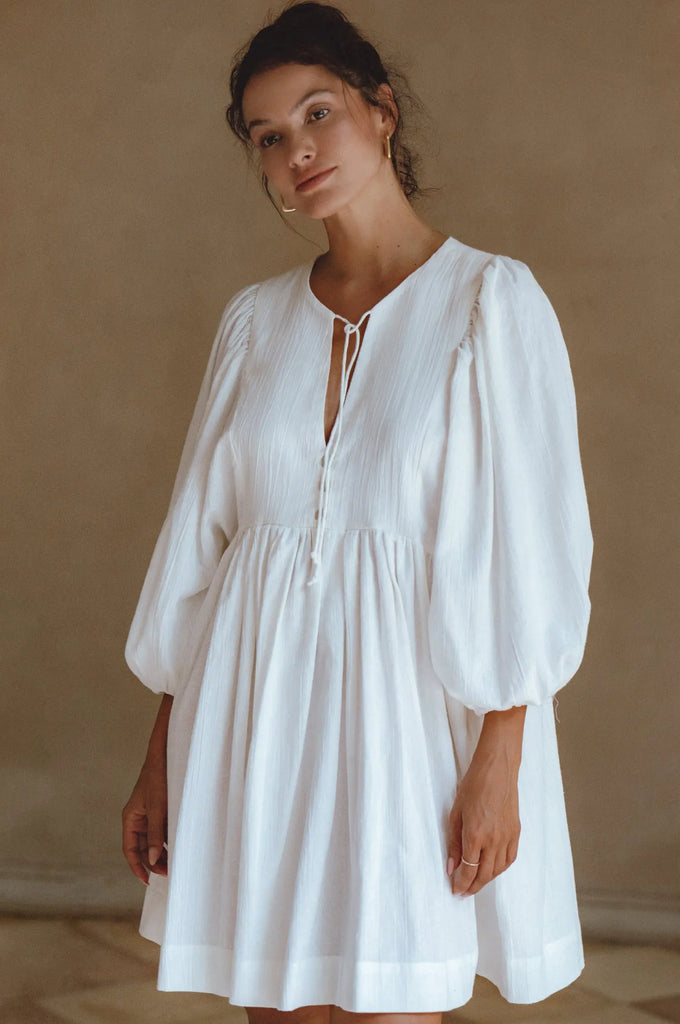 Maribelle Baby Doll Linen Dress by Bali ELF Bali ELF