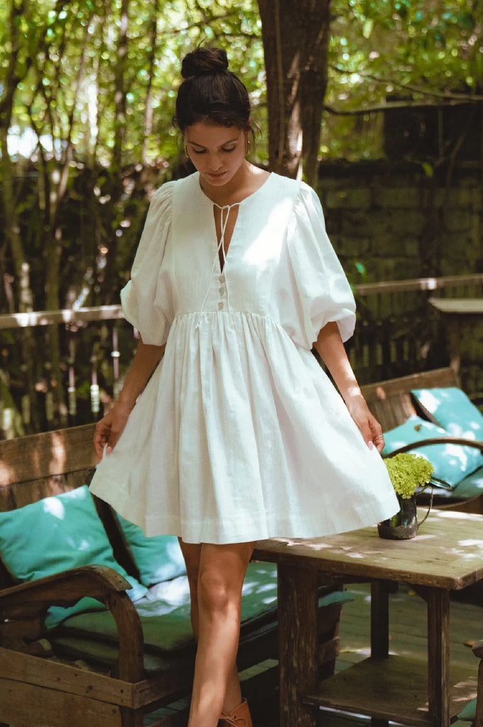 Maribelle Baby Doll Linen Dress by Bali ELF Bali ELF