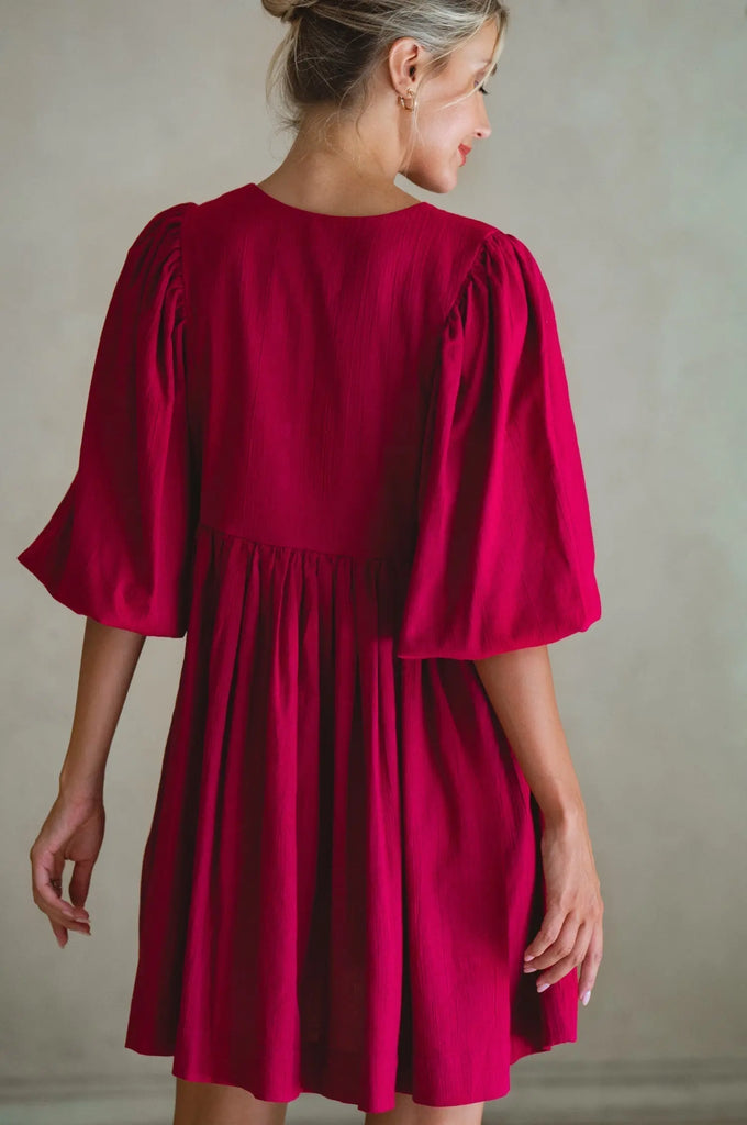 Maribelle Baby Doll Linen Dress by Bali ELF Bali ELF