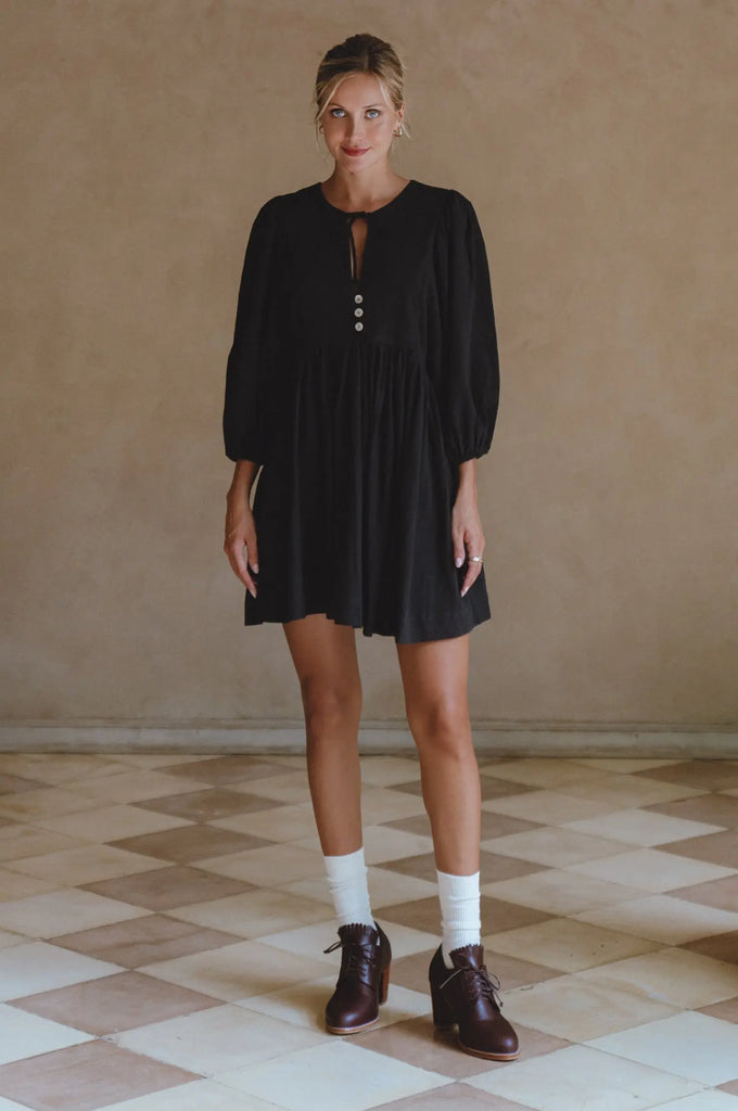 Maribelle Baby Doll Linen Dress by Bali ELF Bali ELF