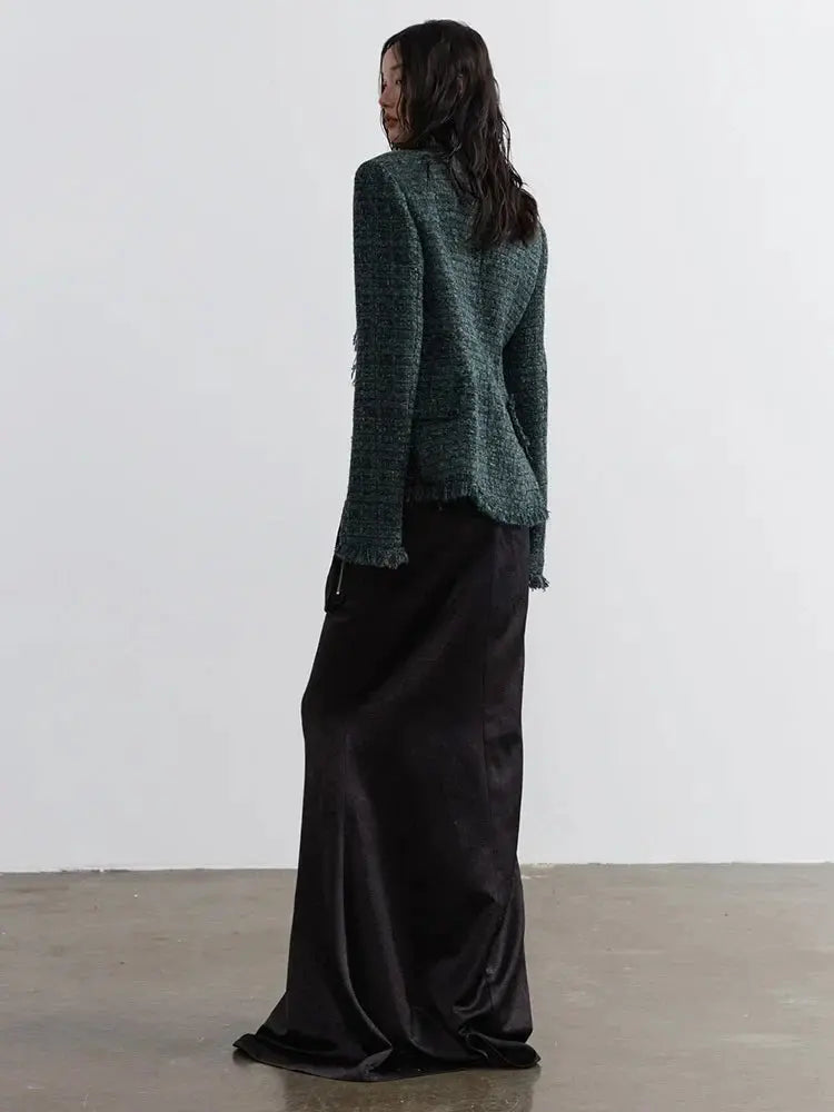 Marriagie Frayed Tweed Jacket by Marigold Shadows Marigold Shadows