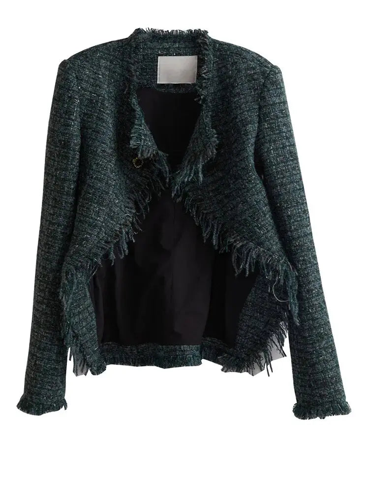 Marriagie Frayed Tweed Jacket by Marigold Shadows Marigold Shadows