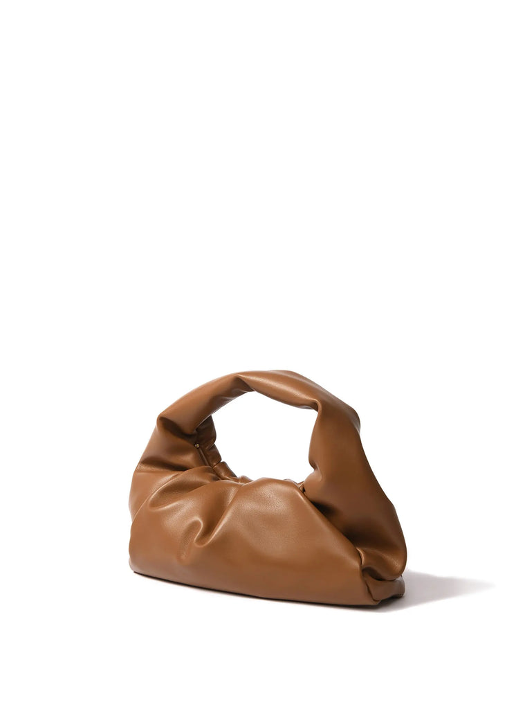 Marshmallow Croissant Leather Bag, Caramel by Bob Oré BOB ORE