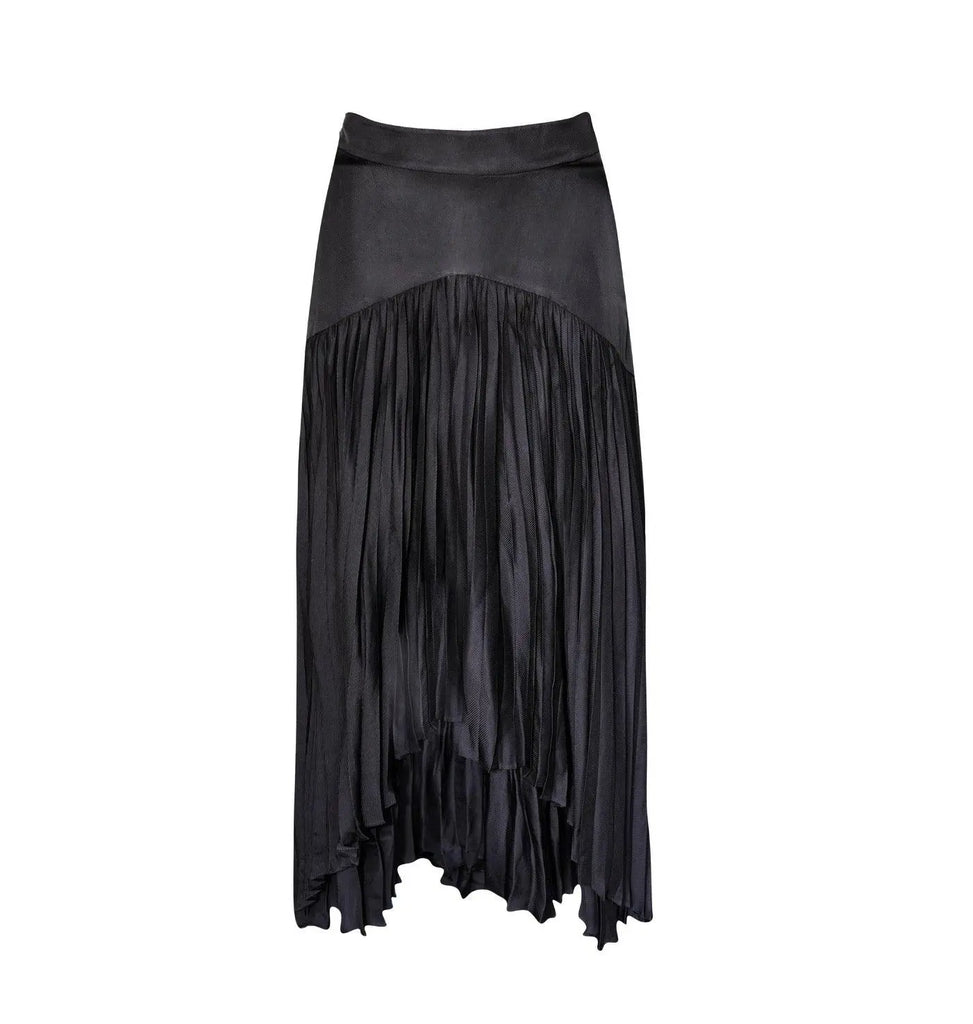 Maryanne Black Pleated Skirt by Le Réussi® Le Réussi®