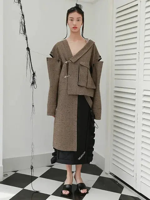 Mastai Deconstructed Irregular Jacket by Marigold Shadows Marigold Shadows