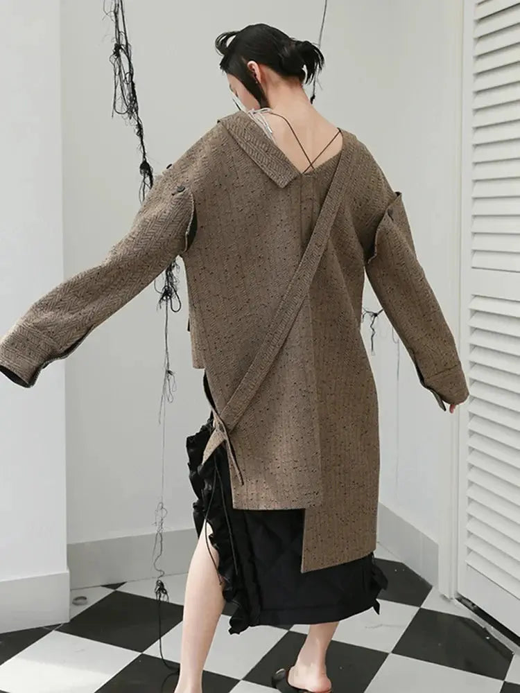 Mastai Deconstructed Irregular Jacket by Marigold Shadows Marigold Shadows