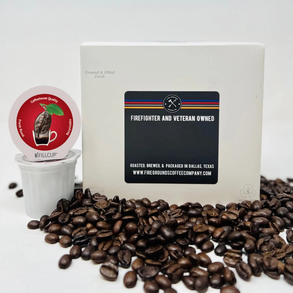 Medium Roast Coffee Pods by fire grounds coffee company Ladiesse