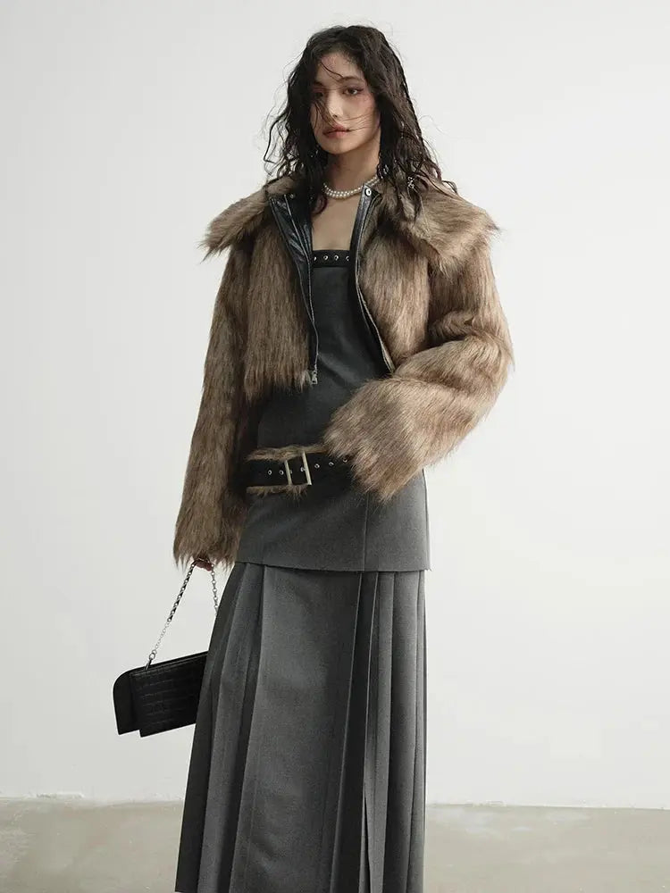 Meecie Pleated Halter Dress by Marigold Shadows Marigold Shadows