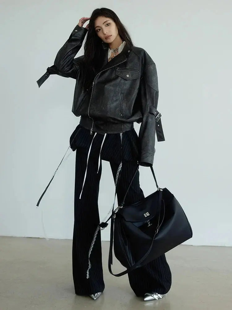 Meetah Skirt Waist Bellbottom Pants by Marigold Shadows Marigold Shadows