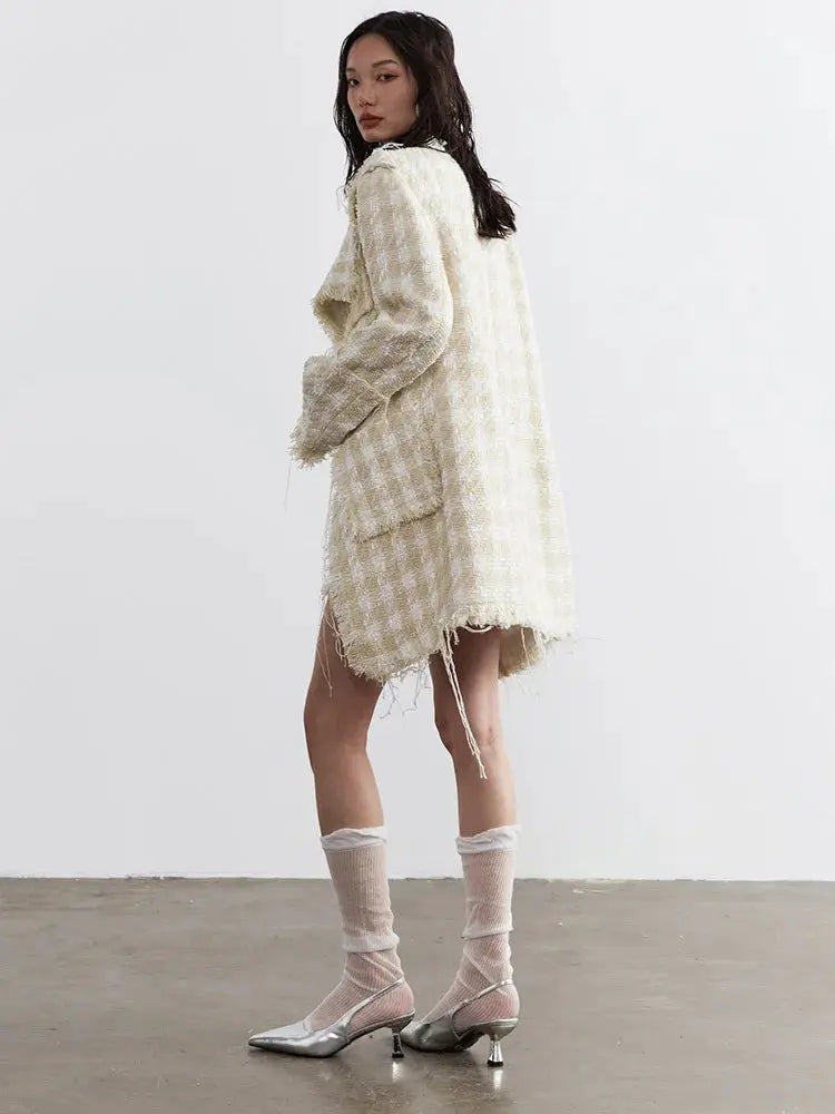 Memee Tweed Mini Skirt by Marigold Shadows Marigold Shadows