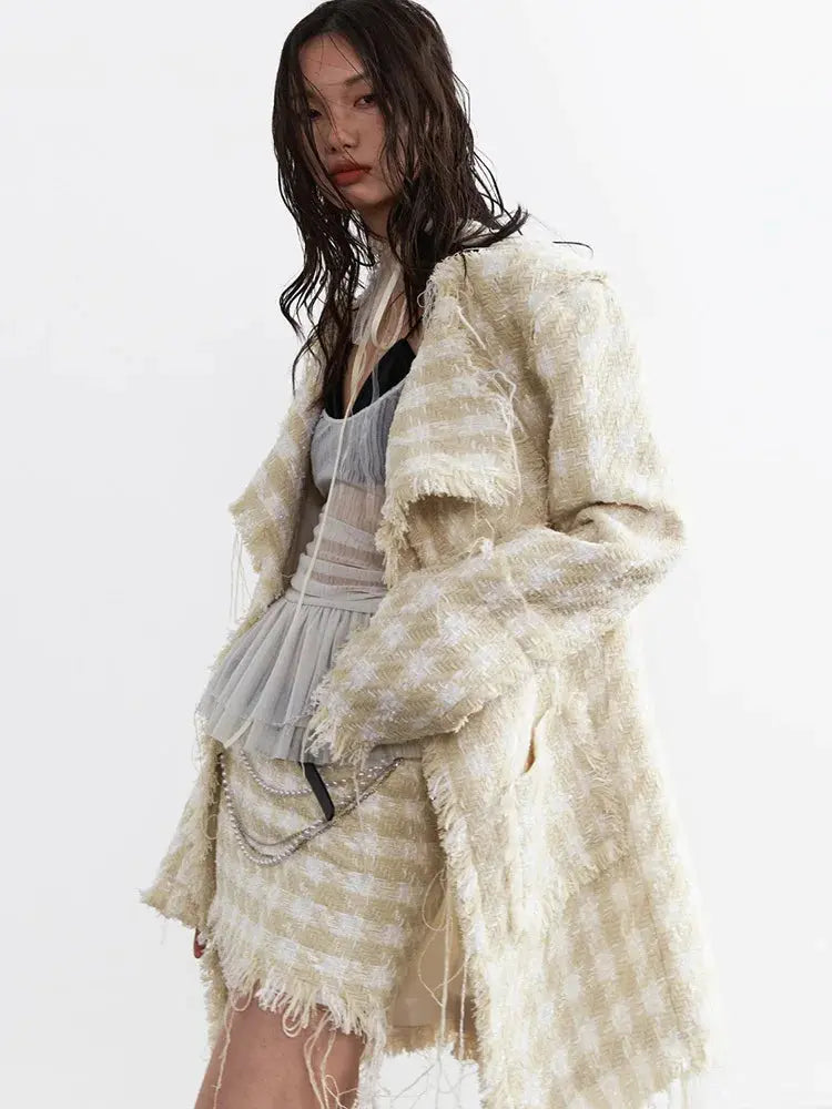 Memee Tweed Mini Skirt by Marigold Shadows Marigold Shadows