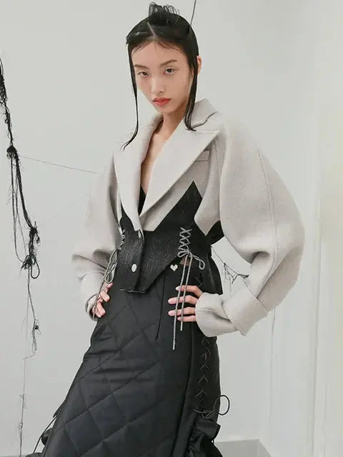 Merkauna Two Toned Jacket by Marigold Shadows Marigold Shadows