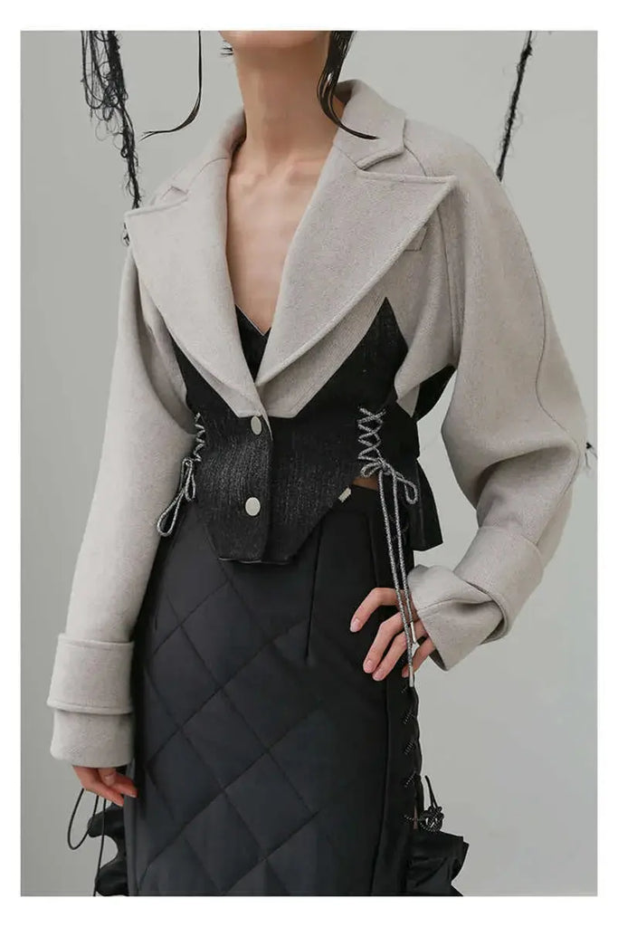 Merkauna Two Toned Jacket by Marigold Shadows Marigold Shadows